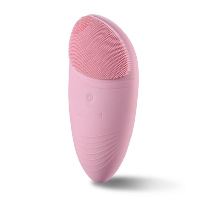 Sonic Face Cleansing Vibration Rechargeable Ultrasonic Massage Brush 5 in 1 Silicone Facial Electric Cleanser Scrubber Brush